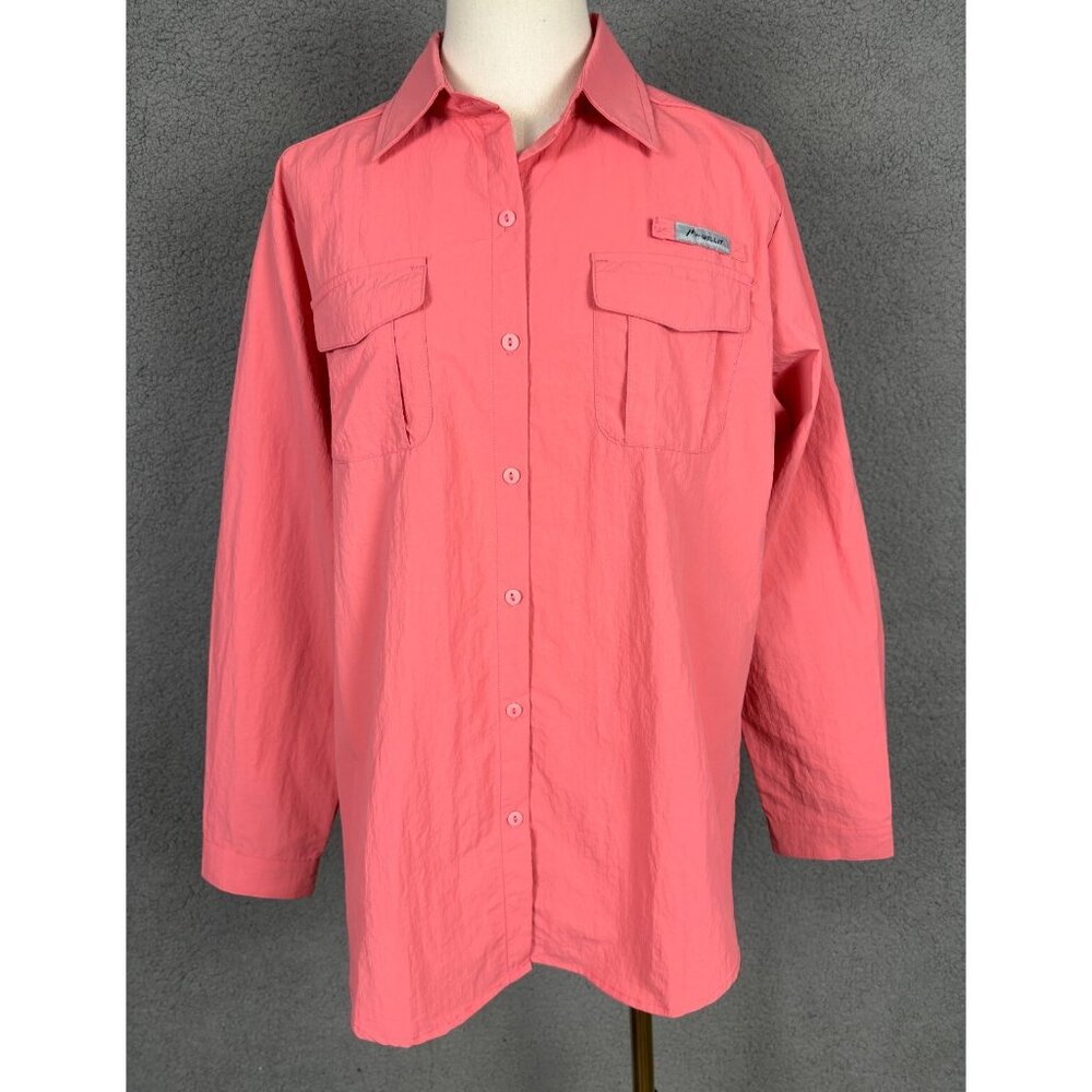 Willit Women's UPF 50+ Long Sleeve Fishing Shirt Quick Dry Pink Medium NWT's.